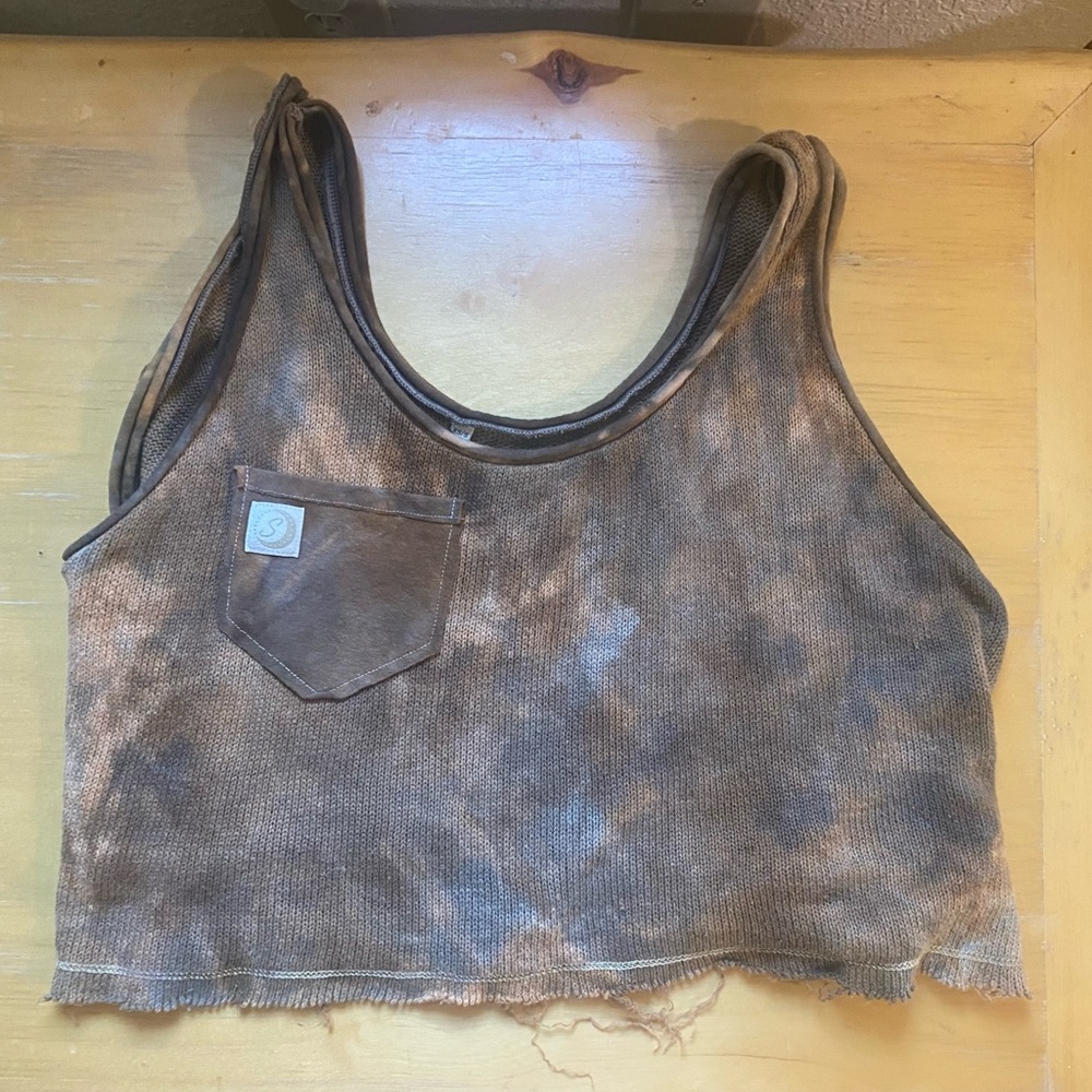 Sinew moon Hemp crop top
